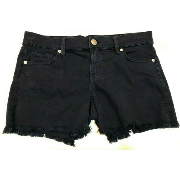 NWT Ann Taylor LOFT Denim Shorts Sz 00 Blue Stretch #837 - Picture 1 of 4